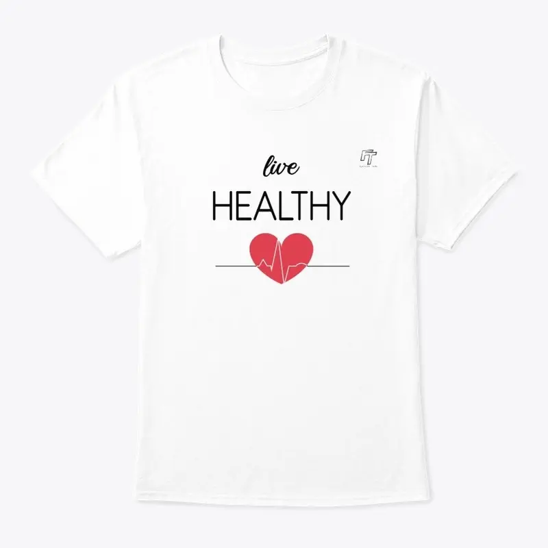 Live Healthy T-shirt (BLACK)